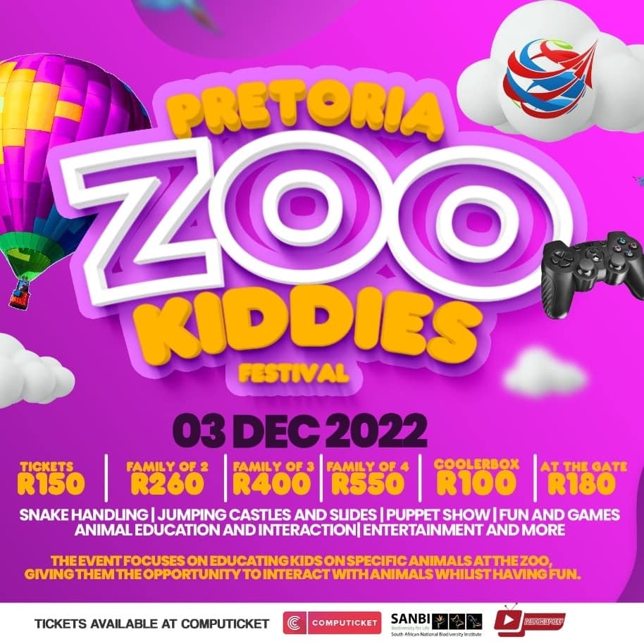 Pretoria Zoo Kiddies Festival  3 December 2022